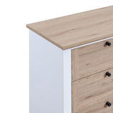 ZUN AUTUMN Modern 6 Drawer Master Dresser with Interlock Drawer Feature – Drawer Slide And Interlock W2713P194126