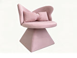 Vanity Chair with Butterfly Back,Swivel Accent Chair Dining Chairs,Makeup Stool for Bedroom Dressing 45043007
