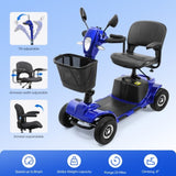 4 Wheel Mobility Scooters, Upgrade Electric Power Mobile Scooter for Seniors Adult with Lights 97709494