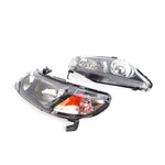 ZUN 2pcs Front Left Right Car Headlights for Honda Civic 2006-2011 4dr Models Only Black 04084146