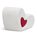 Toddler Chair,Comfy Cuddly Kids Chair with Heart-shaped Novel Design Pillow,Children's Chairs W1889P337605