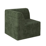 Corner sofa Compressed Sectional Sofa Modern Minimalist Style Corduroy Couch, Sleeper Sofa for W487P230483