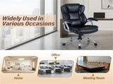 Ergonomic Executive Office Chair with Contoured Backrest, Adjustable Height & Recline for Home 49691928