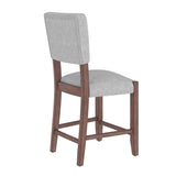 Mid Century Modern Bar Stools Set of 4, 40.4" Counter Stools Back, Linen Upholstered Barstools N752P269653E