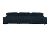 Modern Corduroy 3-Seater Sofa with 3 Throw Pillows, Deep Seat Couch with Soft Ribbed Upholstery and 71433336