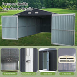 Spacious Outdoor Storage Shed This 13x20FT outdoor storage shedfers a generous 250 square feet W2556P211250