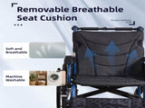Aluminium multi-functional manual wheelchair. Hand brake. 24-inch quick detachable wheel. One-button W3121P298949