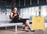 20"/24"/28" 3 pcs/set in ABS Spinner Wheel Luggage, Carry on Suitcase, with Cup Holder & USB Port & W2787P262958