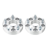 ZUN 2pcs Professional Hub Centric Wheel Adapters for Infiniti 1990-2016 Nissan 1987-2017 Silver 94807643