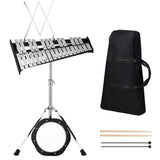 30 Notes Percussion Glockenspiel with Mallets Sticks Stand 88035831