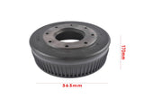 12K 15K Trailer Drum Fit for Dexter & Lippert Axles 8-214 12-1/4" x 5" Drum Replaces Dexter 40536977