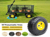 3-in-1 Oversized Steel Garden , 880lbs Pullable Mesh Metal Garden, All-Terrain Utility 38415817