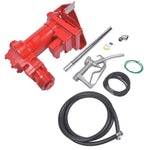 ZUN Red 12 Volt 20 GPM Fuel Transfer Pump w/ Nozzle Kit for Car Truck Tractor Diesel Gas Gasoline 52418460