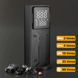 Rechargeable Tire Inflator with Digital Pressure Value Portable Air Compressor for Cars Motorcycles 86948286