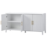 ZUN Accent Storage Cabinet Sideboard Wooden Cabinet with Metal Handles for Hallway, Entryway, Living 70227129