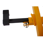 ZUN Drywall Panel hoist Drywall Lift Rolling Panel Hoist Jack Lifter 16ft yellow color W46538730