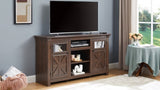 ZUN 2 Doors Cabinet Farmhouse Cabinet, Farmhouse TV Stand Barn Design,Modern Farmhouse TV Media Stand, W1758P199936