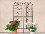 2 Pack Metal Garden Trellis 86.7" x 19.7" Rustproof Trellis for Climbing Plants Outdoor Flower 64001647