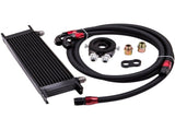 13 Row AN10 Engine Racing Trust Oil Cooler w/ Thermostat Oil Filter Adapter Kit 10958501