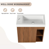 20'' Floating Wall-Mounted Bathroom Vanity with White Resin Sink & Soft-Close Cabinet Door W999P143199