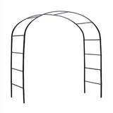 7'8" H x 4'5" W Metal Garden Arch Trellis,Adjustable Arbor Trellis for Garden Climbing Plants 55496277