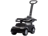 2-in-1 Baby Push Car & Ride-On, Push Handle with Safety Guardrail, Black 18367500