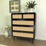 ZUN Wood Storage Chest of Drawers （Prohibited by WalMart） 00429701