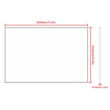 Oversized Bathroom Mirror with Removable Tray Wall Mount Mirror,Vertical Horizontal Hanging Aluminum W708P297638