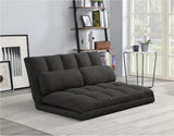 ZUN 2 Seater Contemporary Foldable Sofa Bed Trifold Foam Mattress Sleeper Chair with Tufted Seat B011P202577