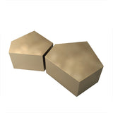 Irregular Pentagon Nesting Coffee Set, Geometric Coffee Set, Side Set, Cocktail W757P206012