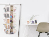 Canvas Carousel Hanging Closet Organizer, 5-Tier/40-Pocket 82825967