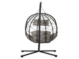 Egg Chair Stand Indoor Outdoor Swing Chair Patio Wicker Hanging Egg Chair Hanging Basket Chair 02912157