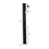 Solar heated shower 64391044