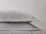 King 3 Piece Cotton Quilt Set Light Gray B035P496601