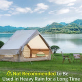 Inflatable Tent With Pump,Glamping Tents For 4-6 Person, Easy Setup 4 Season Waterproof Outdoor 66179239
