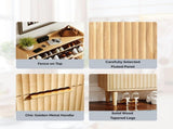 () 3-Drawer Shoe Cabinet with Top Grille Panel MDF Door Panels with 79411782