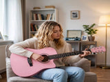 KMA104 41 Inch Dreadnought Cutaway Acoustic Electric Guitar, Basswood Body, Built-in EQ Pickup, 02498745