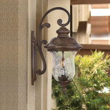 Vintage Outdoor Lantern, Weatherproof Exterior Sconce Light with Clear Glass Shade, Waterproof W1340P209947
