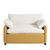 50*43" Oversized Chenille Single Sofa Chair,Wide and Deep Seat Accent Chair,Modern N723P235042L