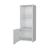 White Wall Cabinet with One Door B062P252131