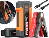 Portable Jump Starter,12,000mAh 12V Power Bank with 3000A Peak Current,Safety Boost for Motorcycles, 09500785