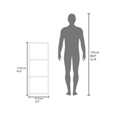 Obregon 43" Tall One-Door Wall Cabinet with Two Open Shelves, Medicine Cabinet B070P234341