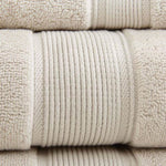 ZUN 100% Cotton 8 Piece Antimicrobial Towel Set B03599311