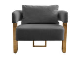 TS Modern decorative chair, living room side chair with gold metal legs, no wheels, suitable for 98693889