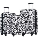 Hardshell Luggage Sets 3 pcs Spinner Suitcase with TSA Lock Lightweight-20"24"28" Luggages N732P218227B