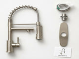 Kitchen Faucet with Pull Down Sprayer, Touch On Single Handle 2- Function Stainless Steel Spring 46626582