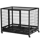 ZUN Dog Crate、Dog Cage 90640507