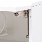 180 Wall Mounted Floating 80" TV Stand with 20 Color LEDs and Charging Station W331P225207