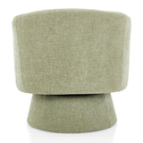 Contemporary Chenille Swivel Accent Chair, 360&deg Rotating Barrel Chair with Plush Cushioning for N765P292093N