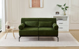 Modern Loveseat Sofa 59" Sofa Couch 2-Seater Sofa with Flexible USB Ports , Unique Cylindrical N719P290584F